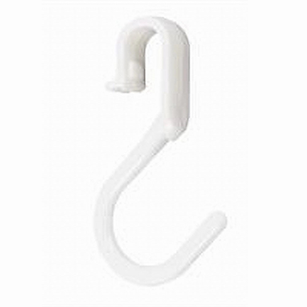 Trade Shop - Set 6 Pz Ganci Multiuso Forma S Salvaspazio Per Cucina Bagno Casa Bianchi 87365 -