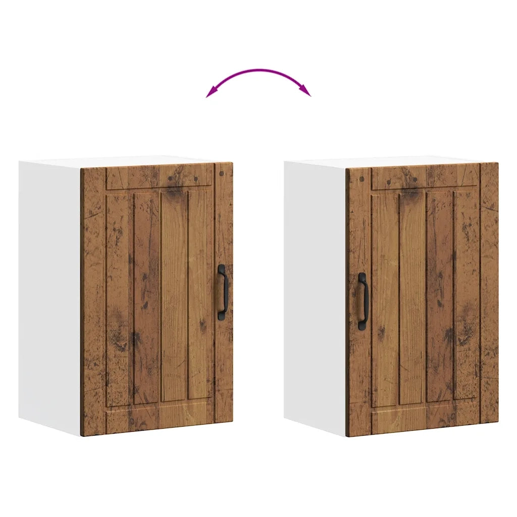 Pensile da Cucina Lucca Legno Antico in Legno Multistrato 853795
