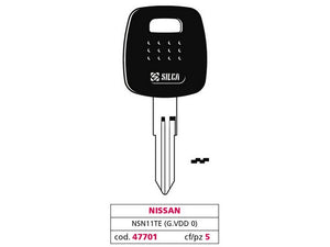 chiave per auto nsn11te (g. vdd 0) nissan cod:ferx.vit47701