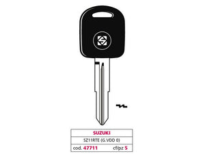 chiave per auto sz11rte (g. vdd 0) suzuki cod:ferx.vit47711