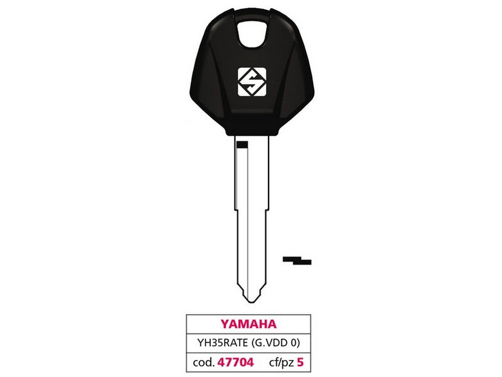 chiave per auto yh35rate (g. vdd 0) yamaha cod:ferx.vit47704