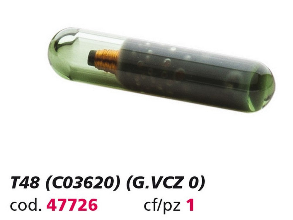 chip transponder t48 (c03620) (g. vcz 0) cod:ferx.vit47726