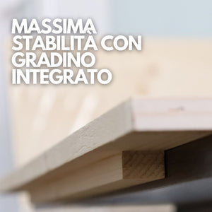 Spianatoia in Legno di Betulla Naturale Asse per Pasta Impastare e Stendere, Taglier SPIANATOIA CON MATTARELLO  65X40 cm