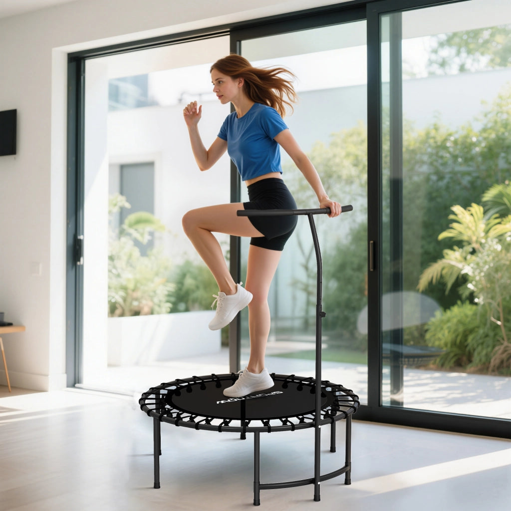 Trampolino da Fitness ¨C zephmum ¨C Nero, Metallo