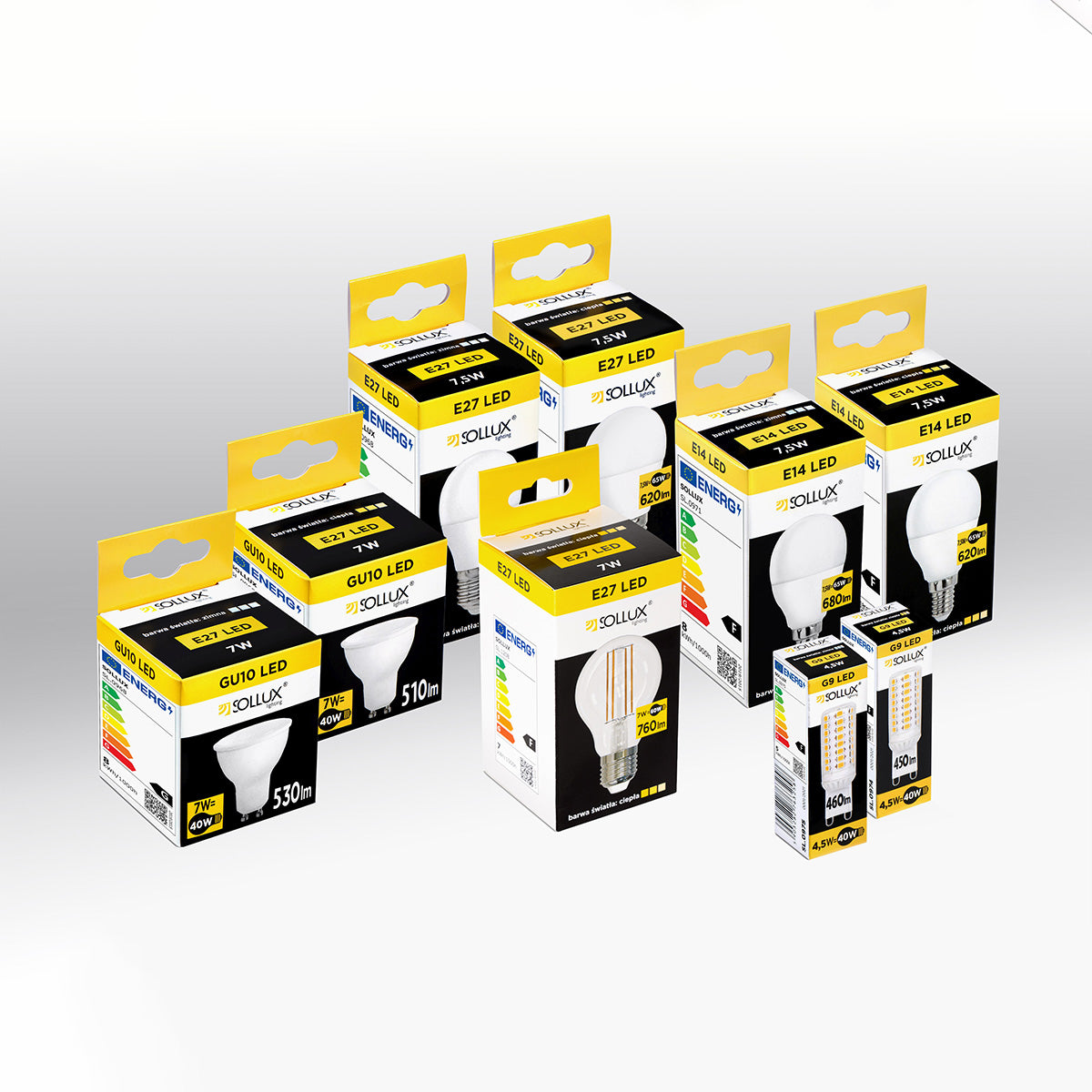 Lampadina LED E27 3000K 7W 760lm