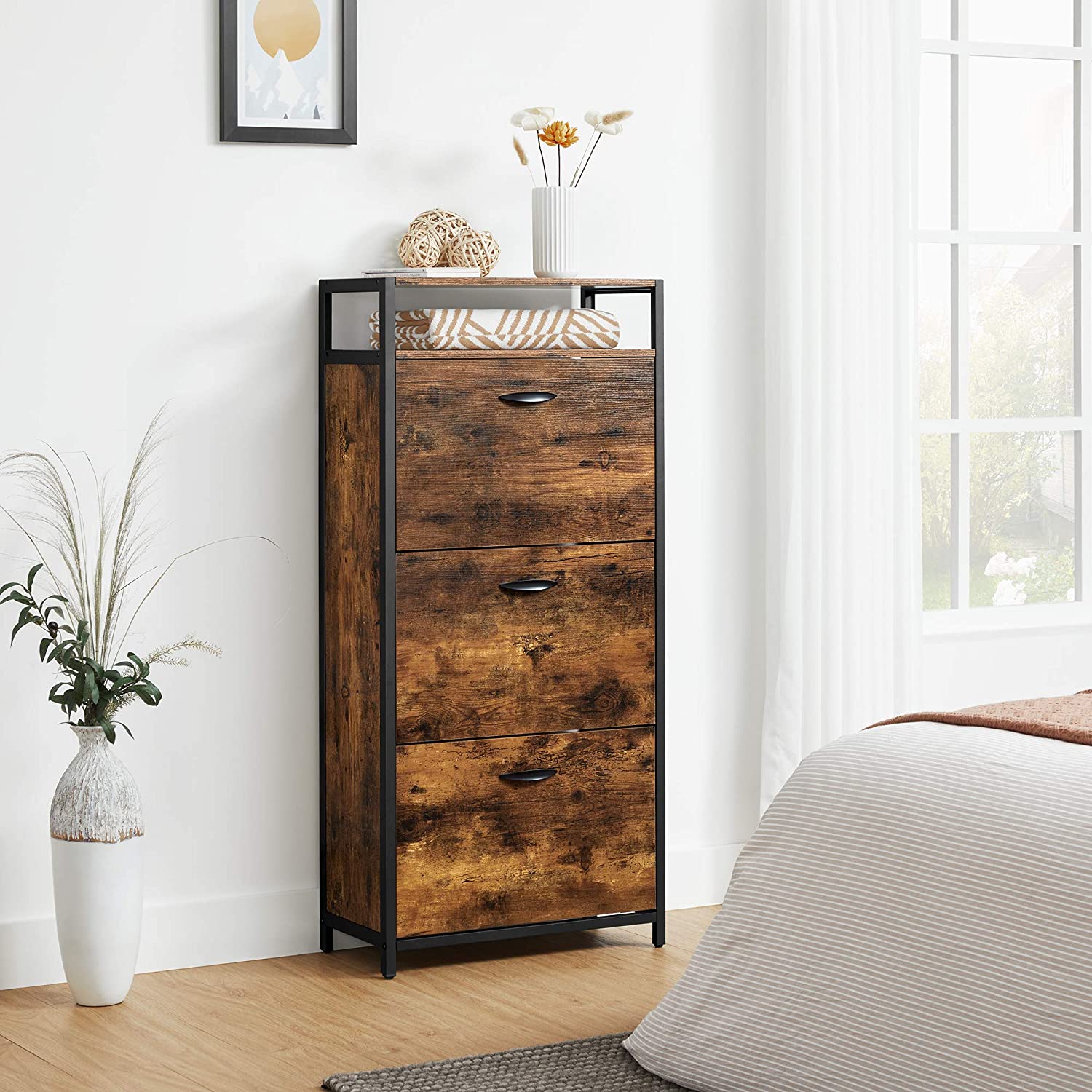 Valora SCARPIERA LBS101B01 Truciolato marrone rustico per corridoio