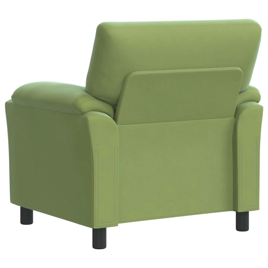 Divano Verde chiaro 94 x 85 x 93 cm Velluto 42040810
