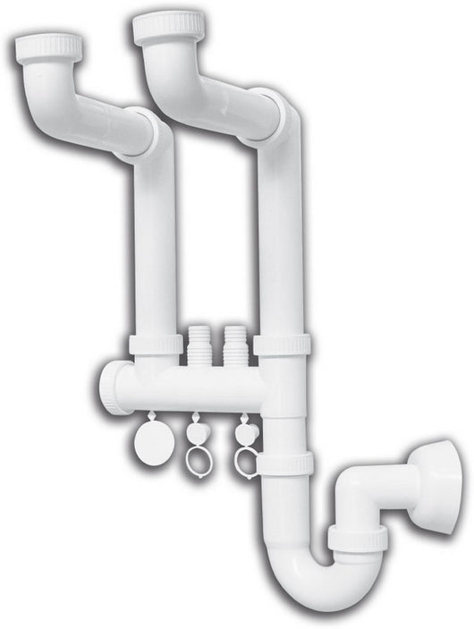 sifone lavello 2 vie "invisibile" cod:ferx.12091