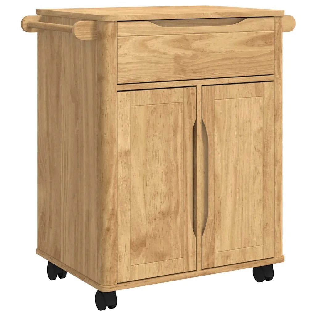 Carrello da Cucina FLORO Marrone cerato 72,5 x 45 x 80 cm 42011249