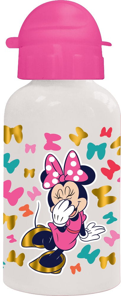 Borraccia Originale Disney Minnie in alluminio per bambini da 500 ML.