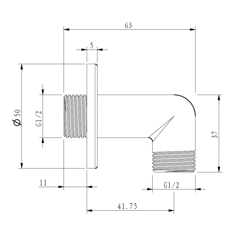 Angolo con rosone per saliscendi