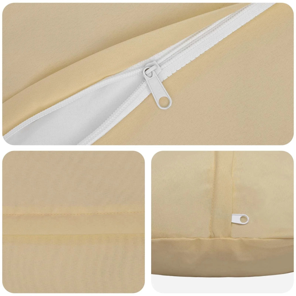 Federa 2 pcs HEERLEN Beige Ø 40 cm Poliestere 922341