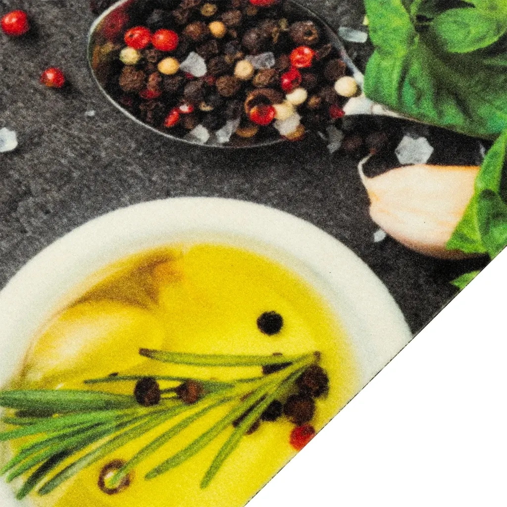 Tappeto da Cucina Lavabile Spezie 45x150 cm Velluto 4005608