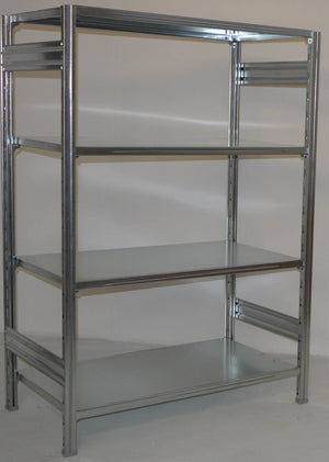 SCAFFALATURA in ferro da magazzino Zincata cm. 120x60x200h