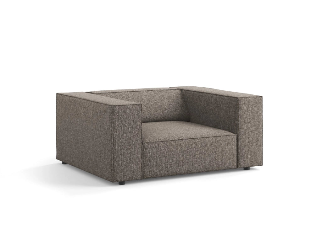 Cosmopolitan Design - Poltrona "Arendal" in ciniglia grigio 