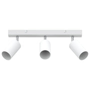 Faretto da soffitto moderno orientabile per interni 38 x 5,5 x 16,5 cm metallo bianco 02_0058306