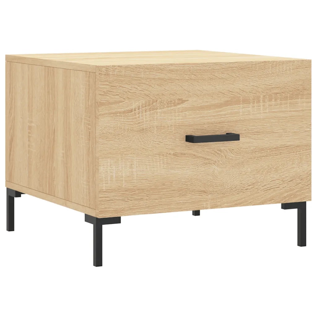 Tavolini Salotto 2pz Rovere Sonoma 50x50x40cm Legno Multistrato 829403