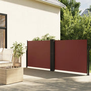 Tenda Laterale Retrattile Marrone 140x1200 cm 4004809