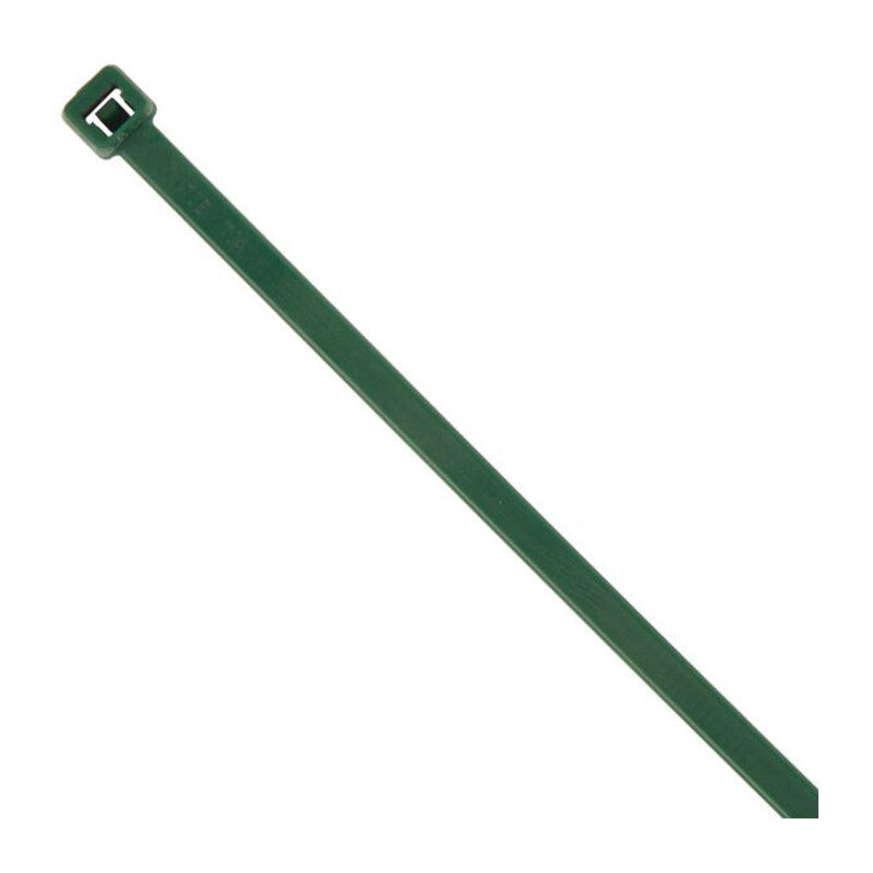 C FASCETTA NYLON PA66 4,8X200MM VERDE 100 PZ- 1,0 confezione