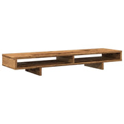 Supporto per monitor mobile da scrivania legno vecchio 100 x 27 x 15 cm legno ingegnerizzato marrone 02_0045006