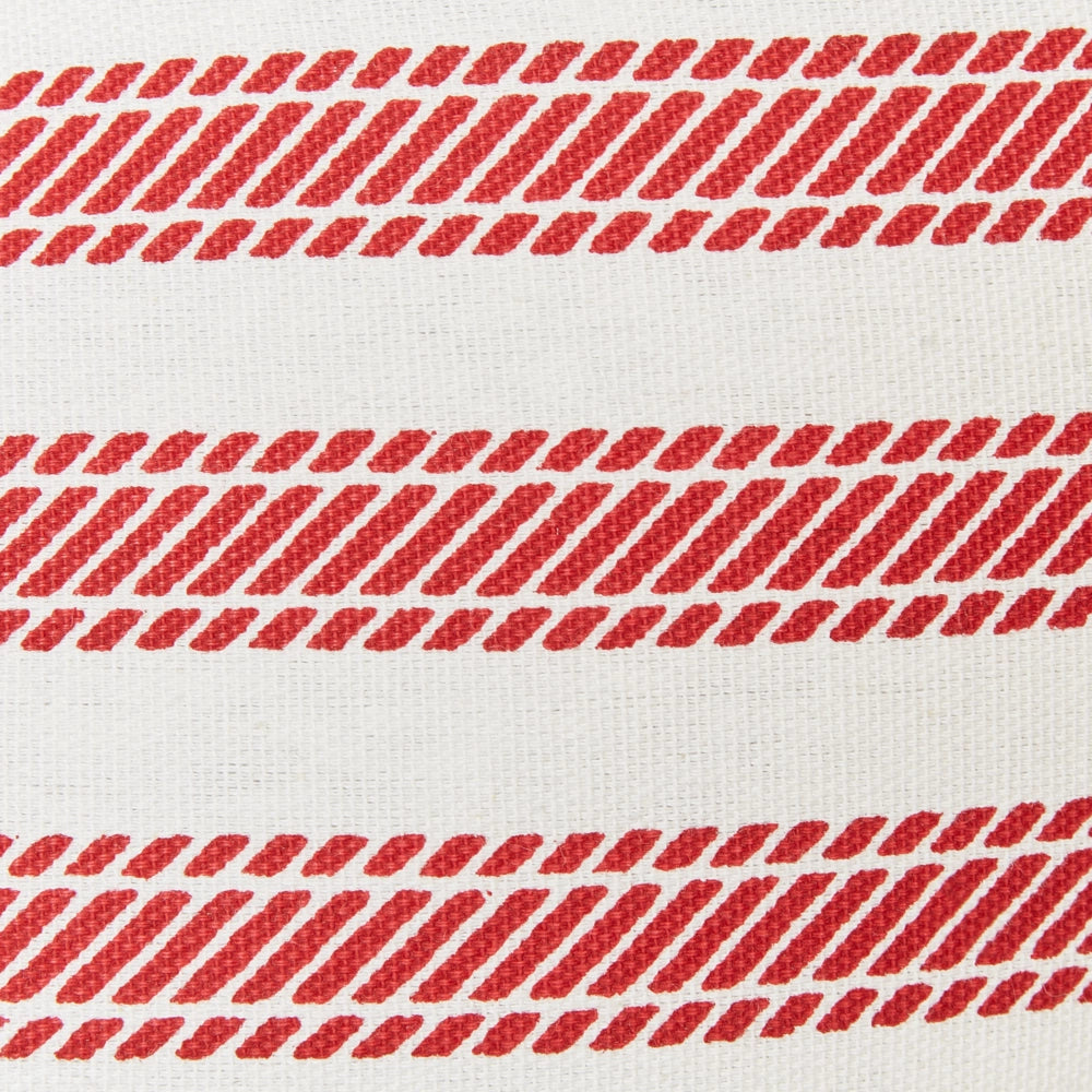 Set di 2 cuscini decorativi in cotone bianco e rosso 45 x 45 cm Cuori Accessori decorativi moderni