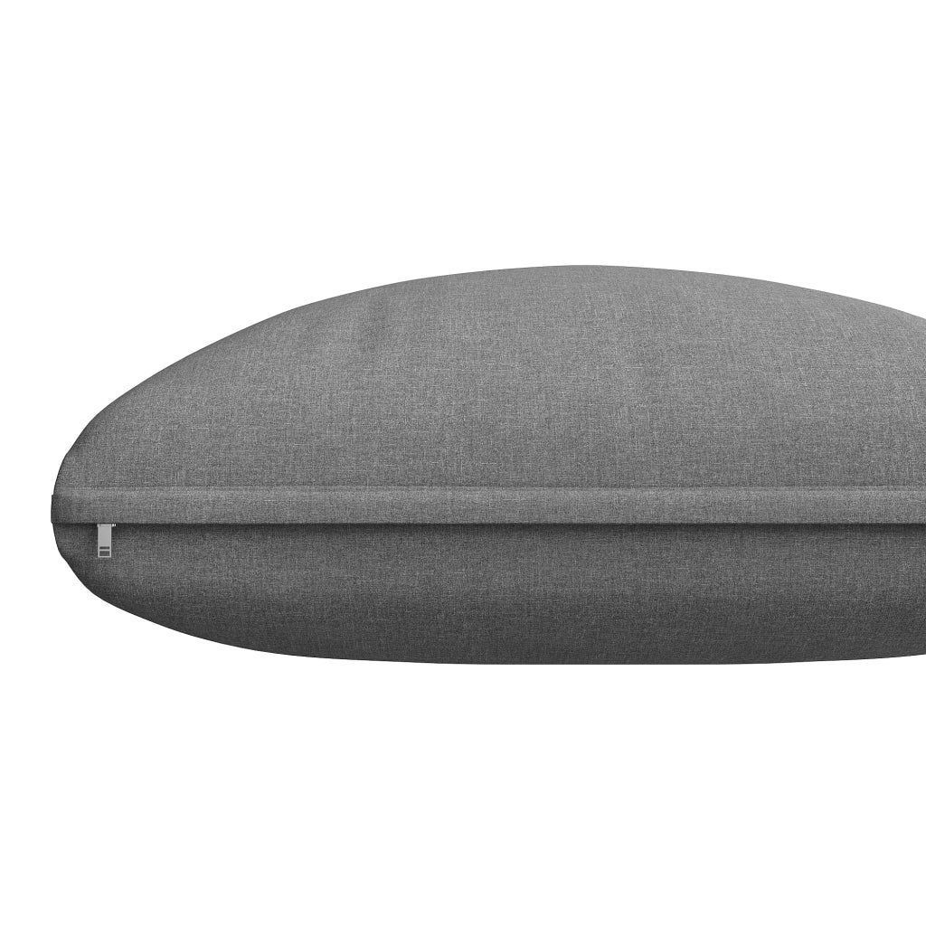 OKWISH Set da giardino da 5 pezzi con 3 divani a 2 posti, 1 panca e 1 tavolo, in rattan PE, Grigio