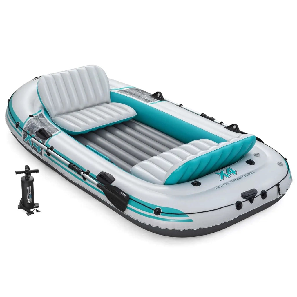 Bestway Gommone gonfiabile Grigio e Bianco 3,15 x 1,65 m PVC 42035745