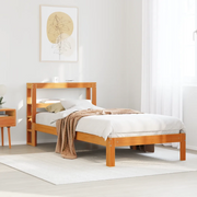 vidaXL Letto senza Materasso Marrone Cera 90x190 cm in Legno di Pino