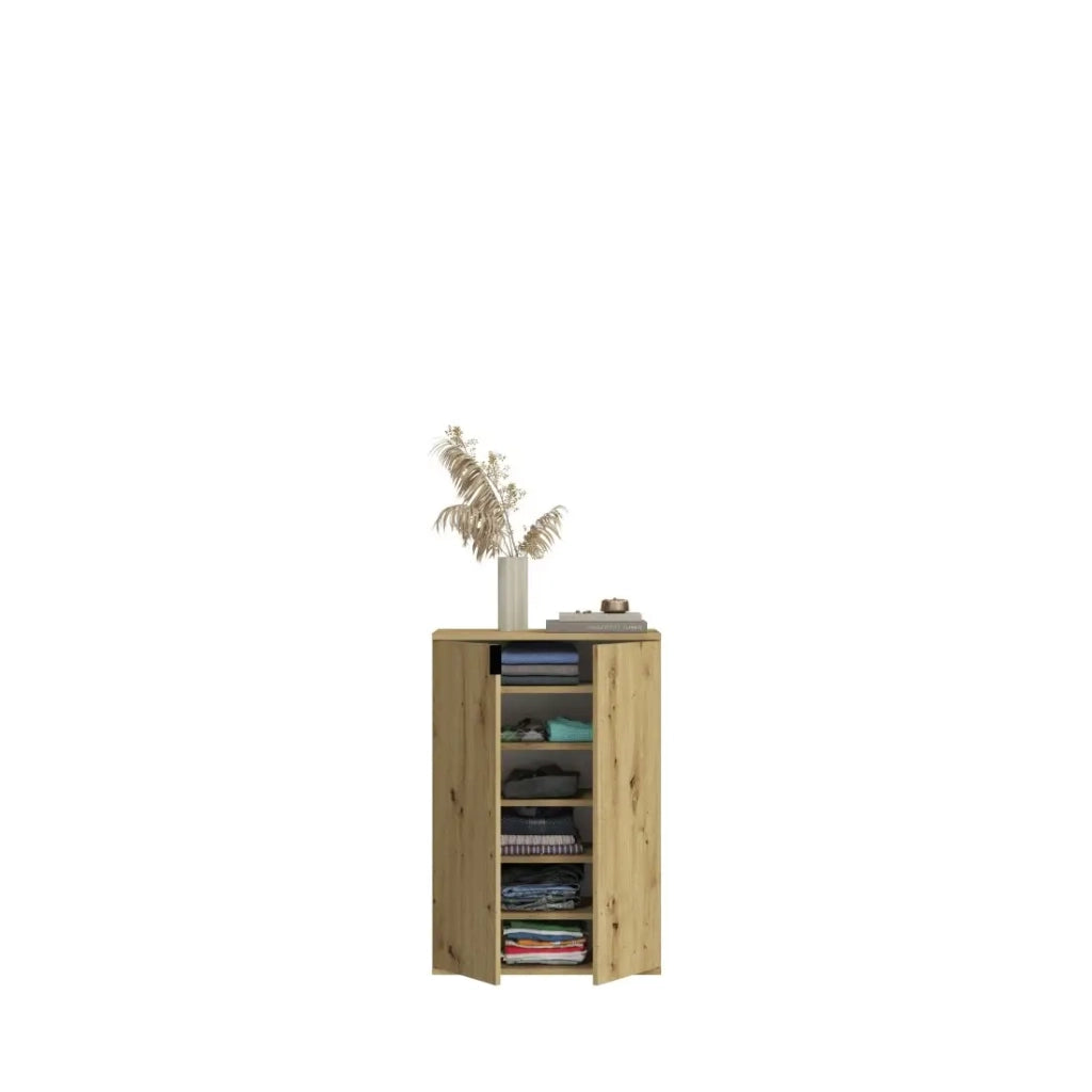 Mobile contenitore a 2 porte – Rovere chiaro – BODITE