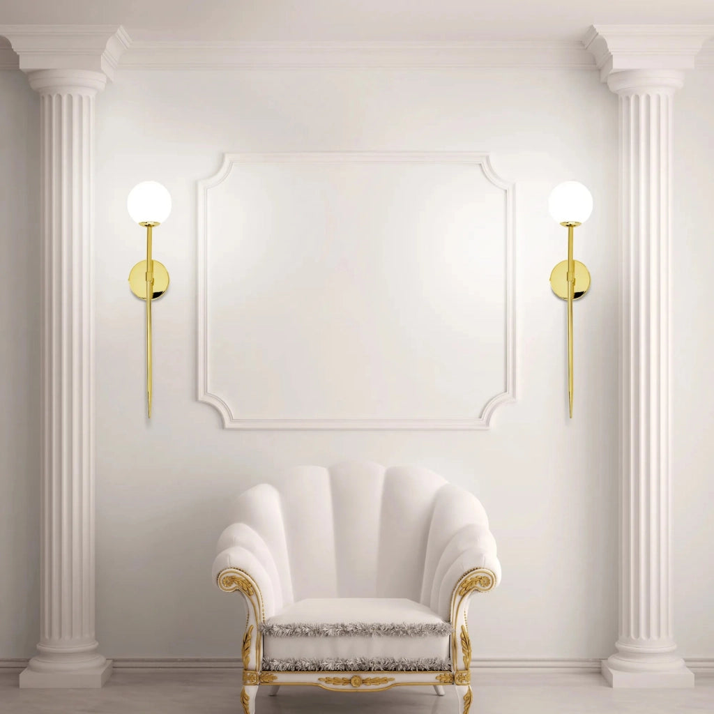 Lampada Da Muro Oro Moderno 52cm APP578-1W