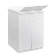 LAVATOIO CON MOBILE IN ABS E CON TAVOLA IN POLIPROPILENE- L cm. 60  x  P cm. 50 (2 ante)- DH- pezzi 1