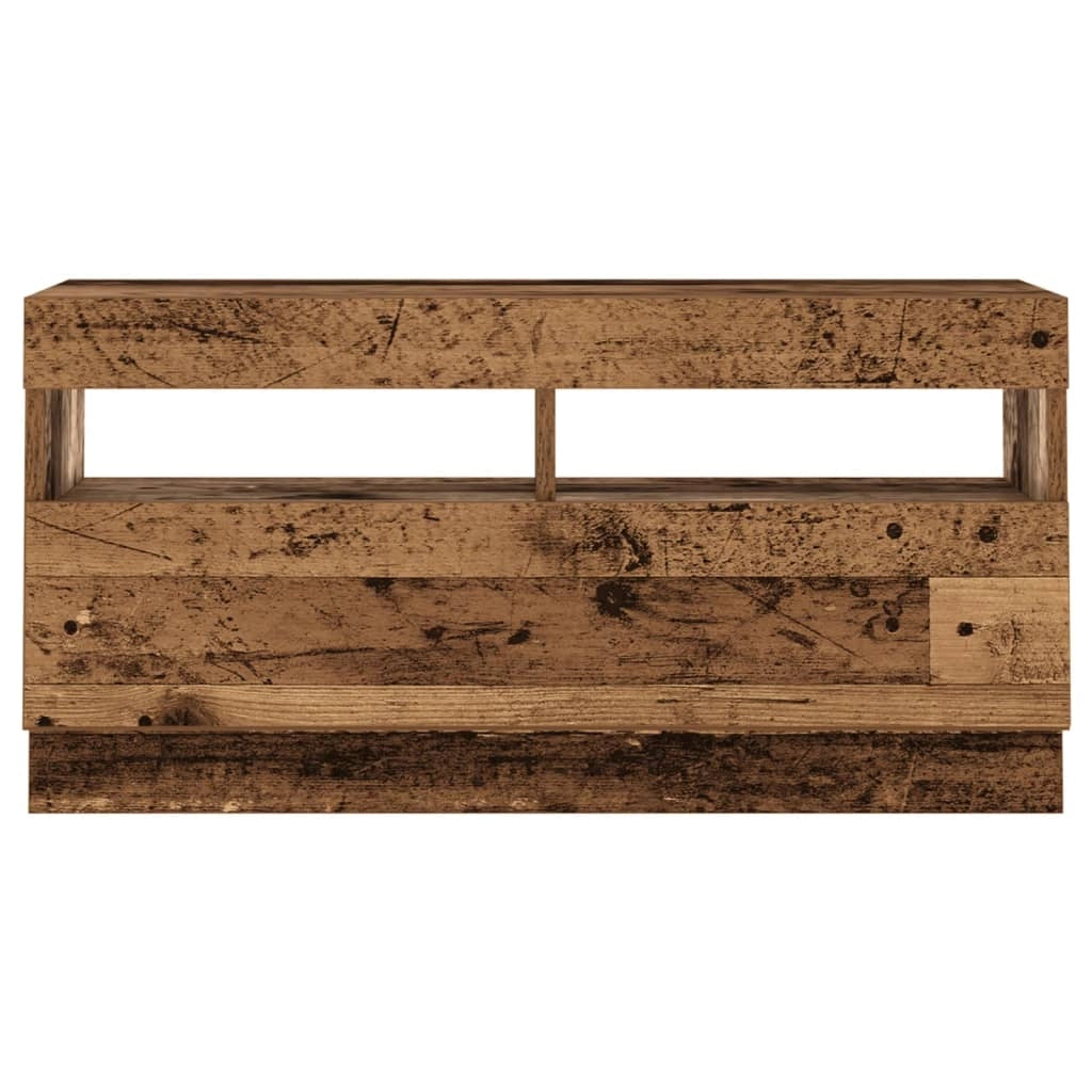 Mobile TV multimediale scaffale TV credenza mobile TV sala da pranzo soggiorno camera da letto con luci LED legno vecchio legno ingegnerizzato 02_0026838