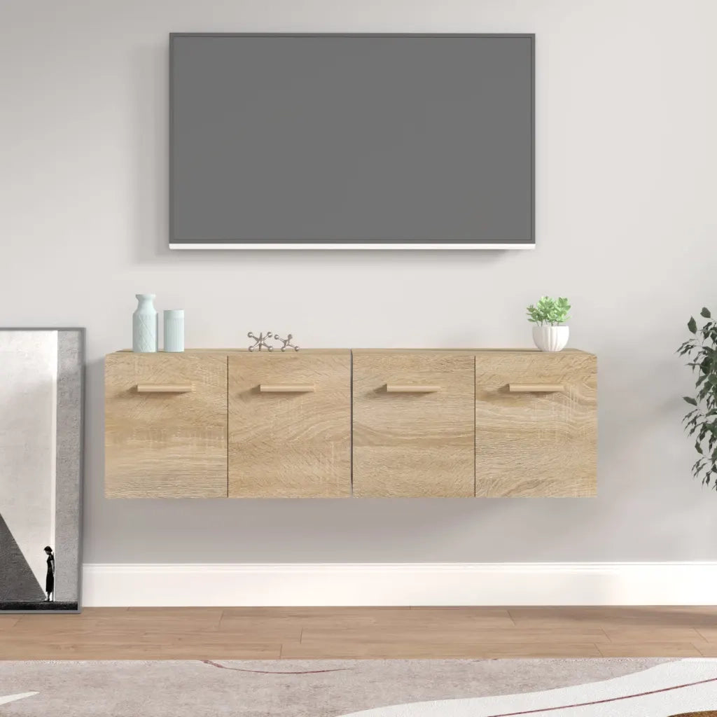 Mobili Parete 2 pz Rovere Sonoma 60x36,5x35cm Legno Multistrato cod mxl 38761