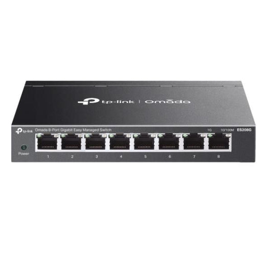 Tp-link omada es206gp switch di rete gestito gigabit ethernet (10/100/1000) supporto power over ethernet (poe) nero