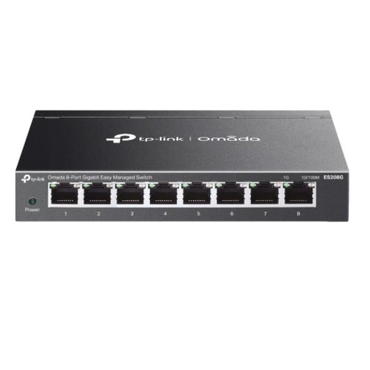 Tp-link omada es206gp switch di rete gestito gigabit ethernet (10/100/1000) supporto power over ethernet (poe) nero