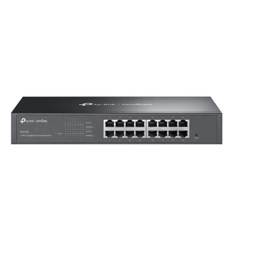 Tp-link es216g switch di rete gestito gigabit ethernet (10/100/1000) nero
