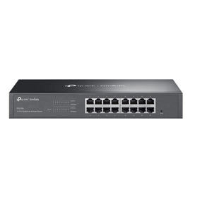 Tp-link es216g switch di rete gestito gigabit ethernet (10/100/1000) nero