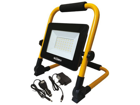 proiettore a led portatile e ricaricabile con supporto 20w 4000k cod:ferx.vit50232