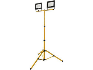 doppio proiettore a led con treppiedi 2x50w 4000k cod:ferx.vit52718