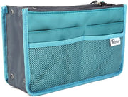 Organizzatore di Borsa a Mano - Tassista - Piccolo, Medio & Grande (Azzurro, Medio)