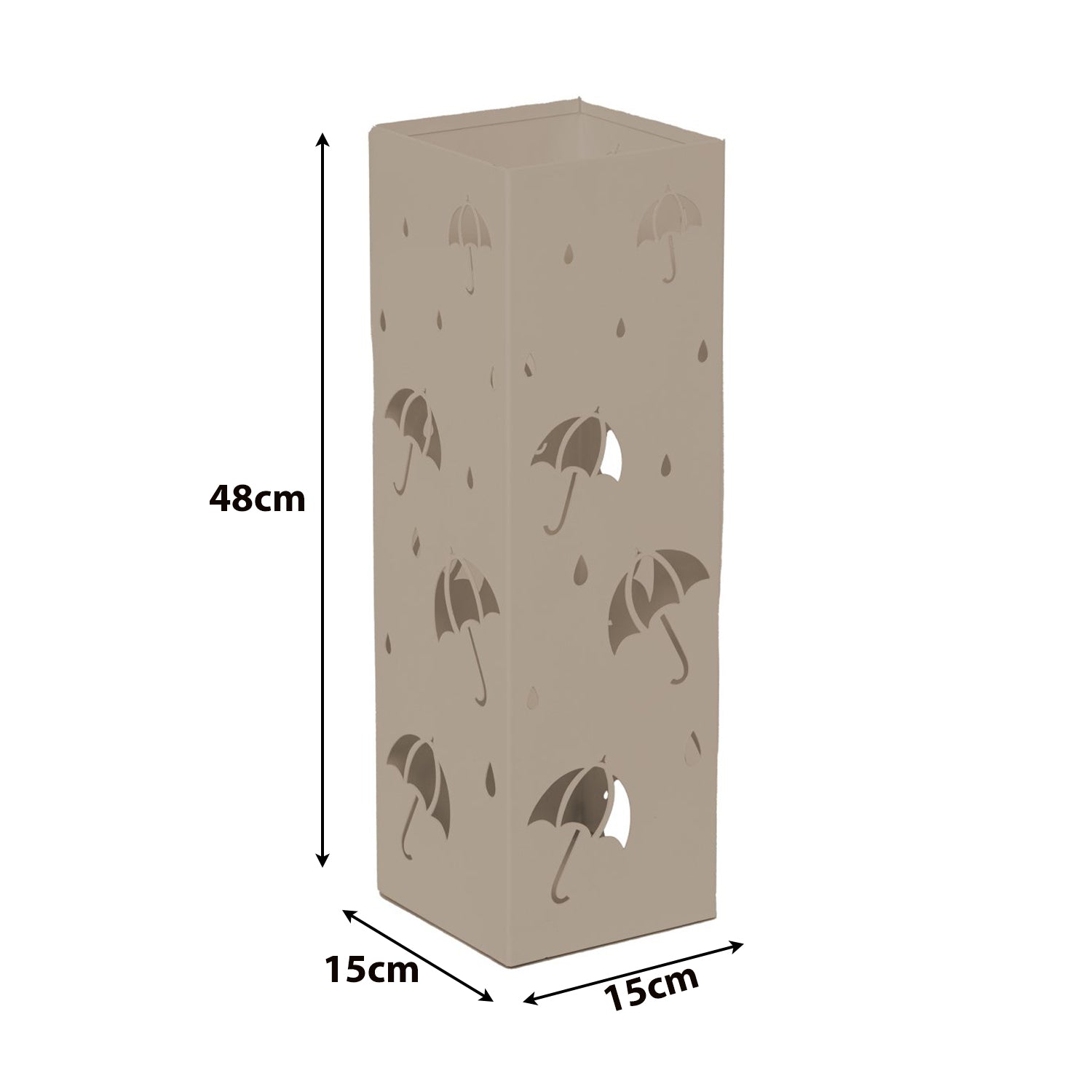 Marvin Portaombrelli Nuvia in Metallo da Esterno Interno Design Ingresso Ufficio Negozio Casa Origin TORTORA OPACO_48490