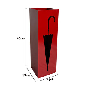 Marvin Portaombrelli Nuvia in Metallo da Esterno Interno Design Ingresso Ufficio Negozio Casa Origina ROSSO LUCIDO_49925