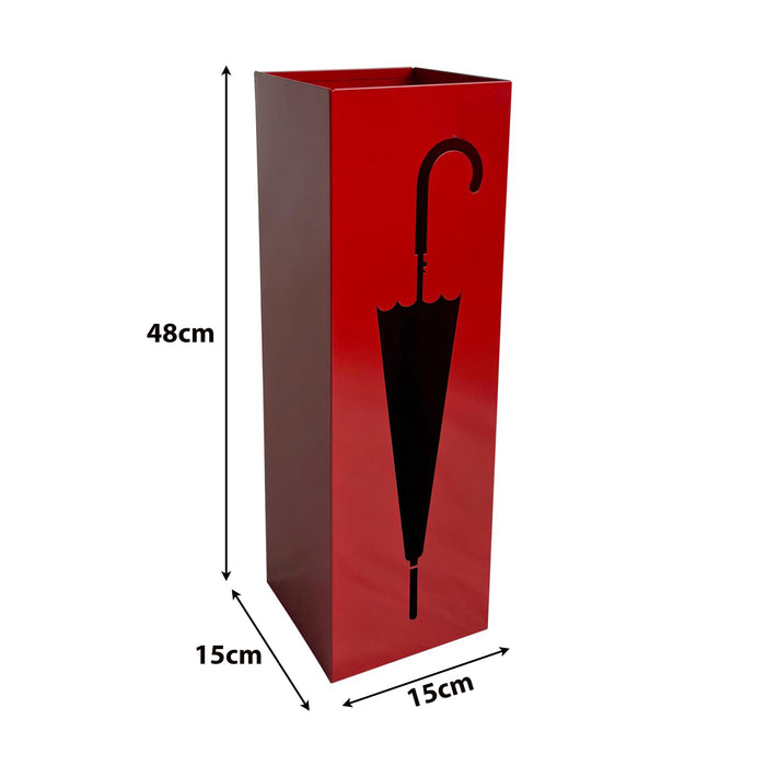 Marvin Portaombrelli Nuvia in Metallo da Esterno Interno Design Ingresso Ufficio Negozio Casa Origina ROSSO LUCIDO_49925