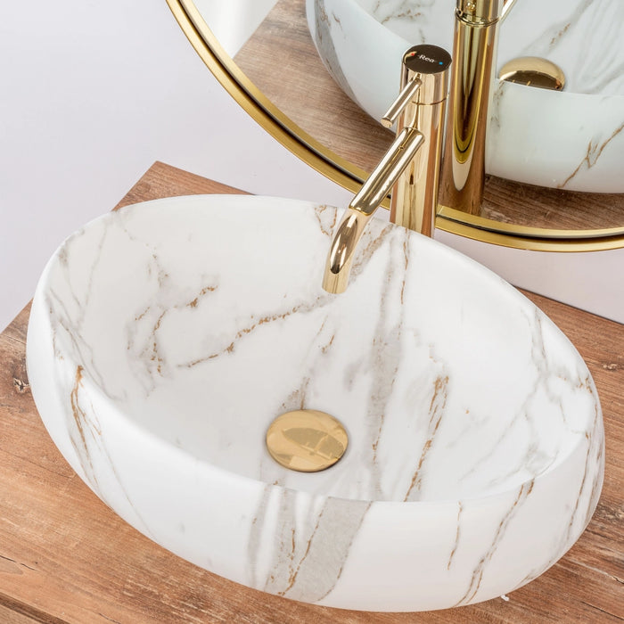 Lavabo Da Appoggio Rea Linda Lava Mat