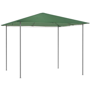 Gazebo da Giardino 3x3 cm Verde per Esterno Copertura in Poliestere Resistente