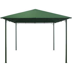 Gazebo da Giardino 3x3 cm Verde per Esterno Copertura in Poliestere Resistente