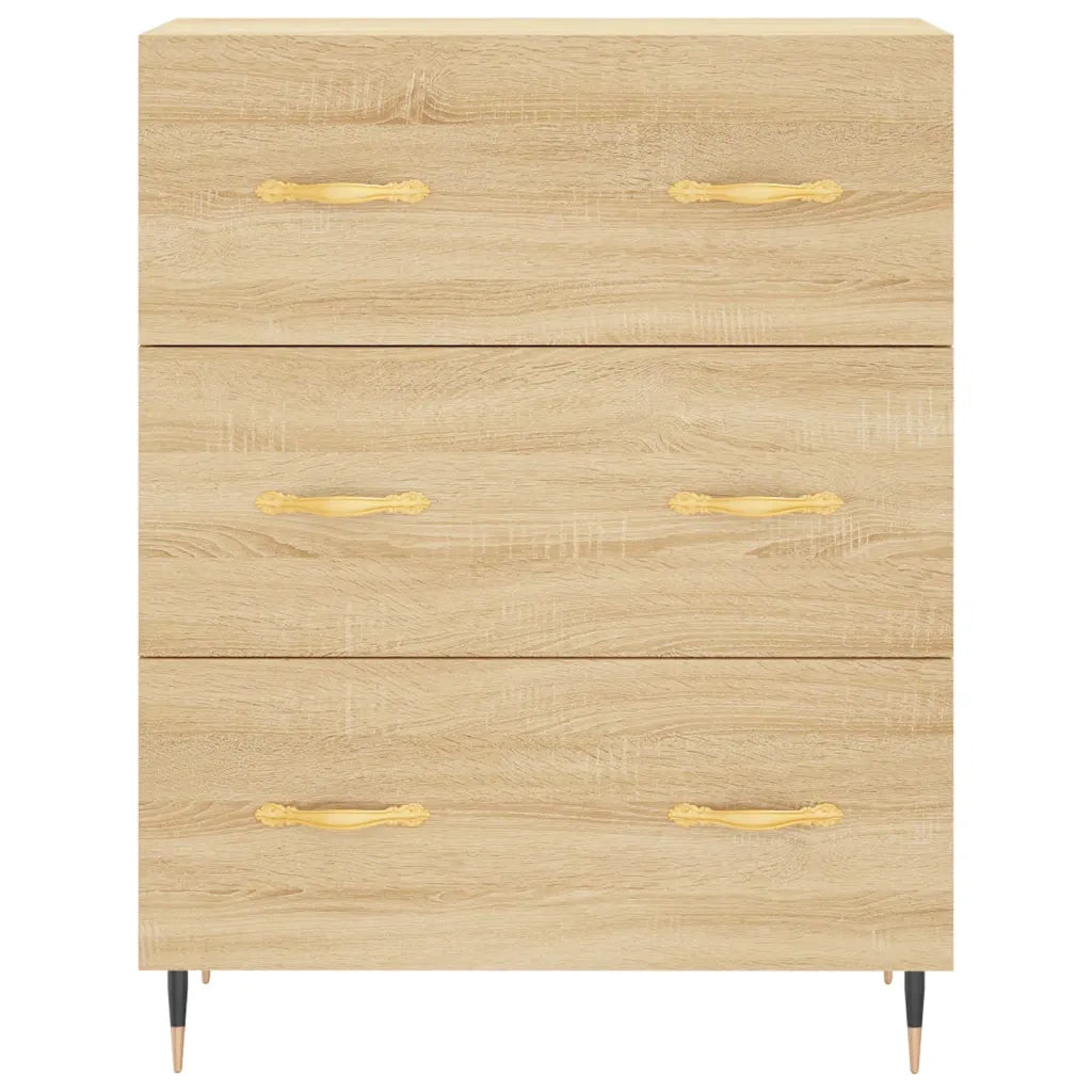 Credenza Rovere Sonoma 69,5x34x90 cm in Legno Multistrato 827831