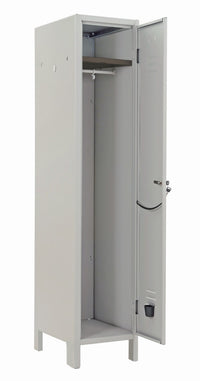 armadio spogliatoio 1 posto kit con serratura dimensioni cm 35x36x179 h grigio cod:ferx.12113