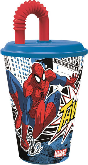 Bicchiere in plastica Bambini Marvel Spiderman da 430 ml