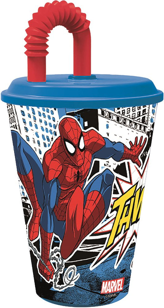 Bicchiere in plastica Bambini Marvel Spiderman da 430 ml